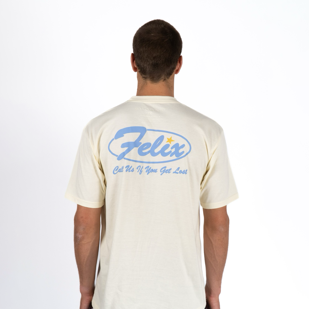 Call Us If You Get Lost Tee - Cream