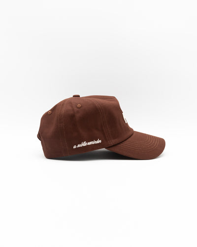 FELIX Unstructured Cap - Brown/Cream