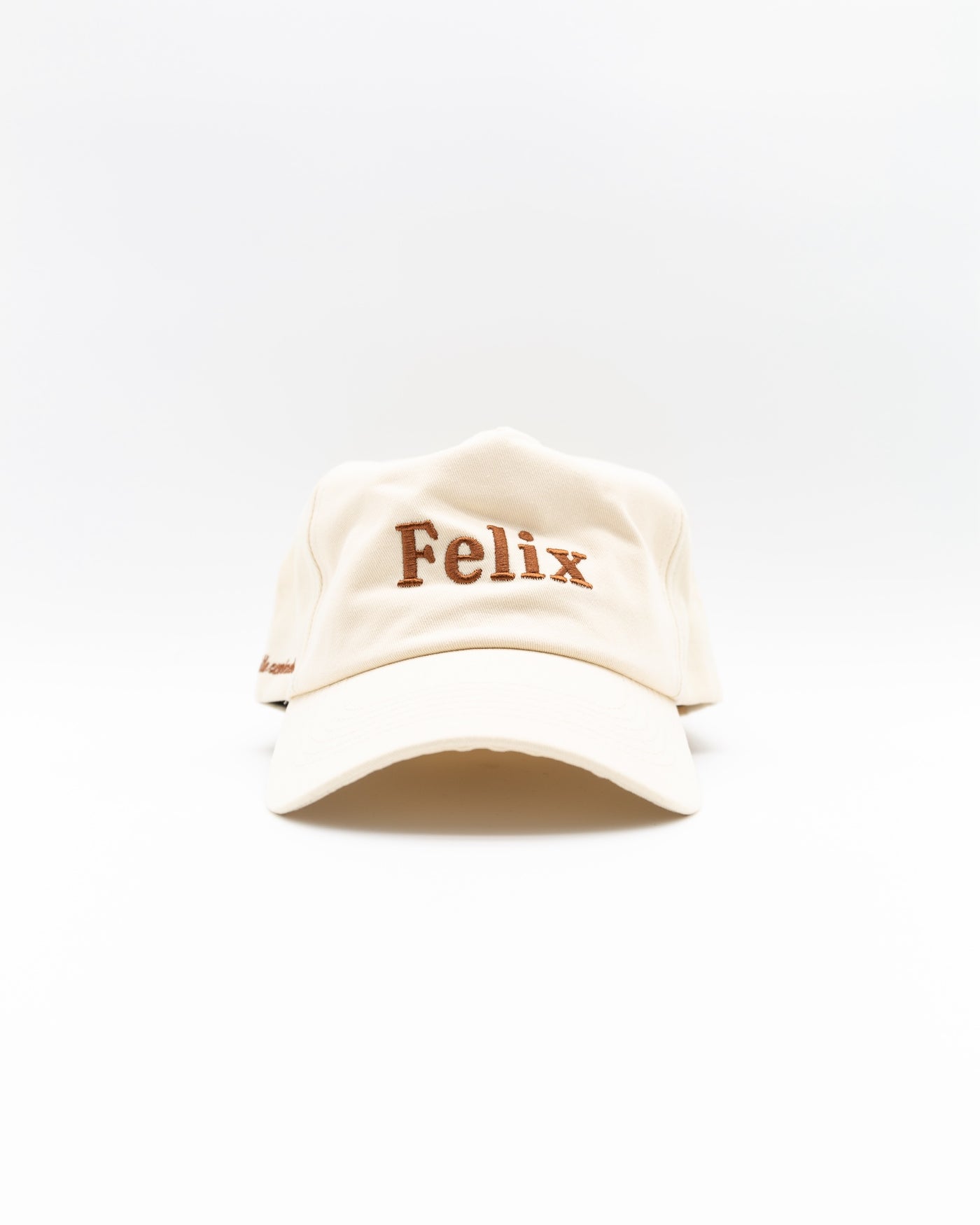 FELIX Unstructured Cap - Cream/Brown