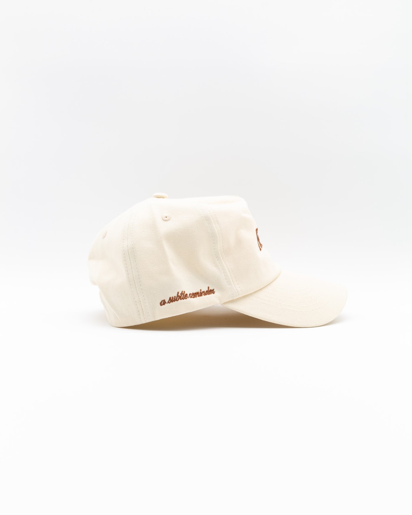 FELIX Unstructured Cap - Cream/Brown