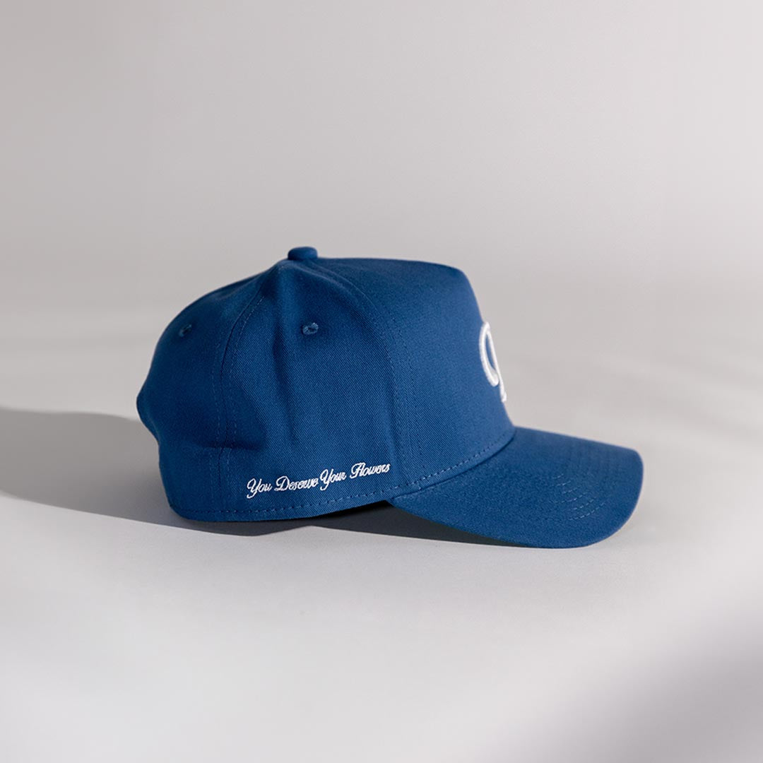 "F" Cap - Washed Blue