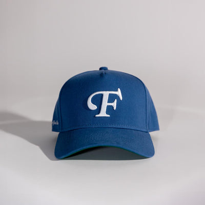 "F" Cap - Washed Blue