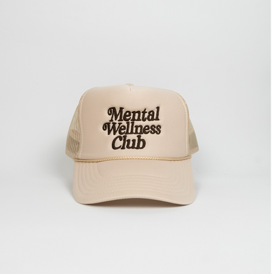 Mental Wellness Club Trucker - Tan/Brown