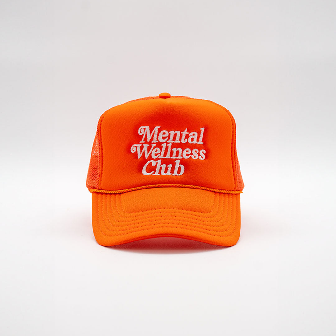 Mental Wellness Club Trucker - Orange